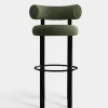 Fat Black Steel 75cm Bar Stool