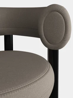 Fat Black Steel 75cm Bar Stool