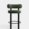 Fat Black Steel 65cm Counter Stool