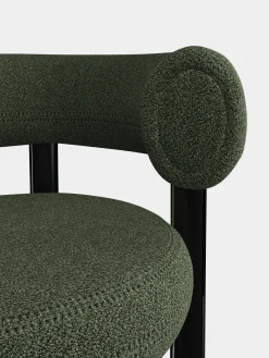 Fat Black Steel 65cm Counter Stool