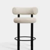 Fat Black Steel 65cm Counter Stool
