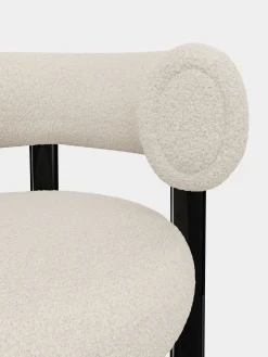 Fat Black Steel 65cm Counter Stool