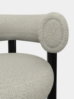 Fat Black Steel 65cm Counter Stool