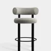 Fat Black Steel 65cm Counter Stool