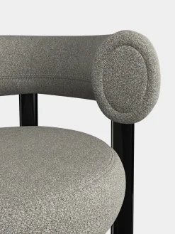 Fat Black Steel 65cm Counter Stool