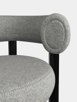 Fat Black Steel 65cm Counter Stool