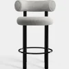 Fat Black Steel 65cm Counter Stool