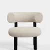 Fat Black Steel Lounge Chair