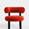 Fat Black Steel Lounge Chair