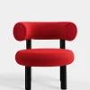 Fat Black Steel Lounge Chair