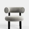 Fat Black Steel Lounge Chair