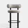 Fat Black Wood 65cm Counter Stool