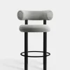 Fat Black Wood 65cm Counter Stool