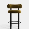 Fat Black Wood 65cm Counter Stool