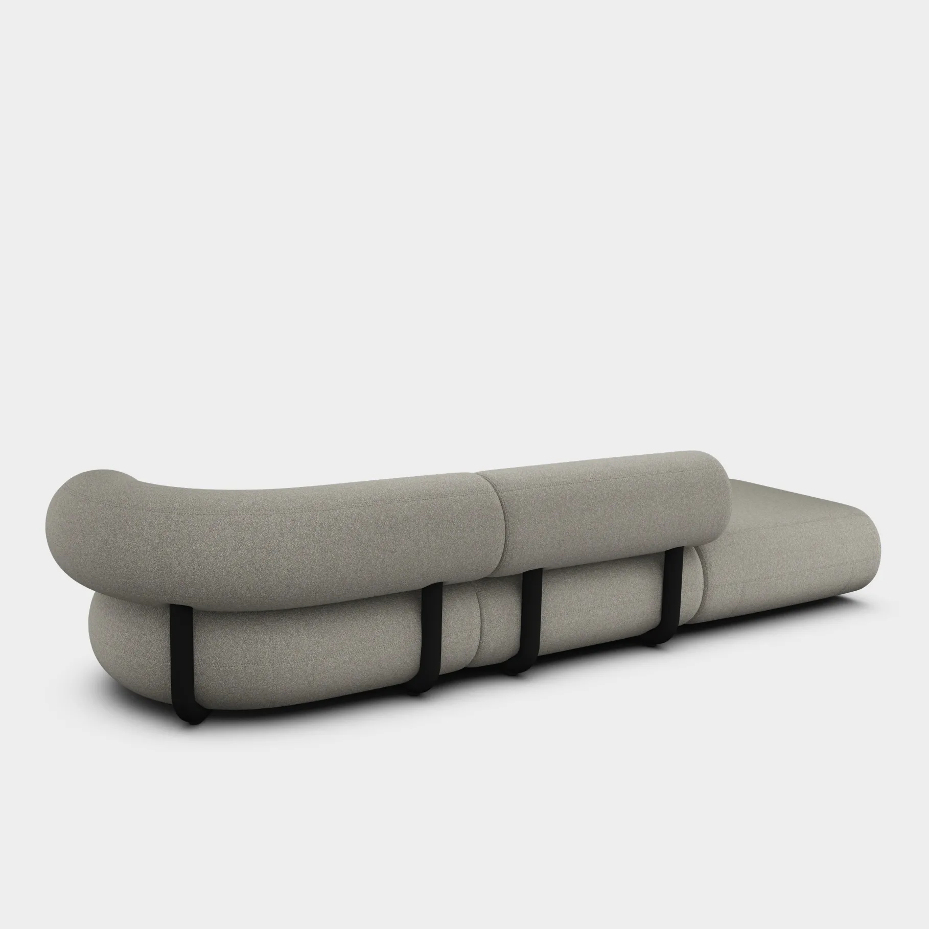 Fat Left Arm Backrest Modular Sofa