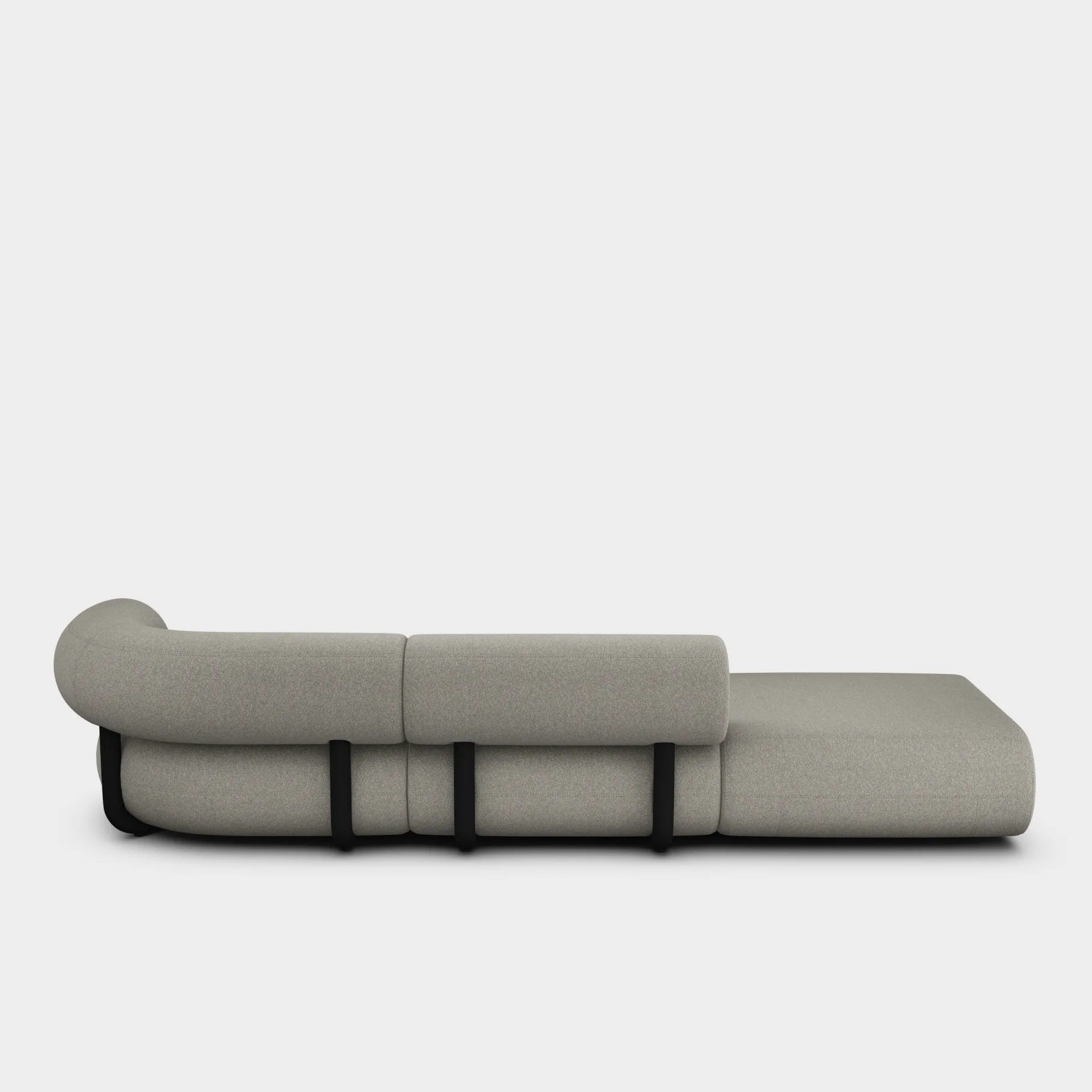 Fat Left Arm Backrest Modular Sofa