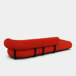 Fat Left Arm Backrest Modular Sofa