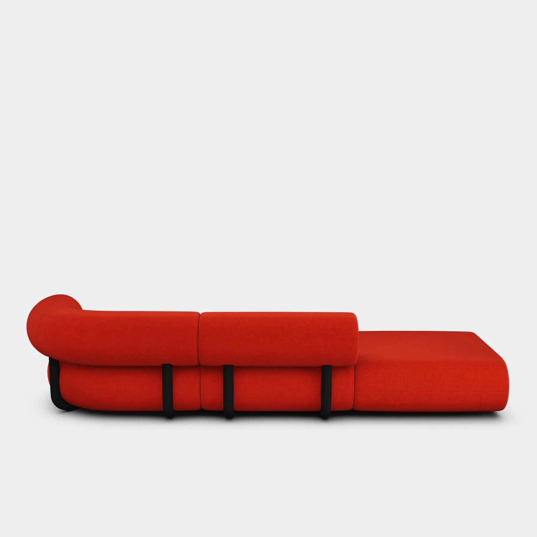 Fat Left Arm Backrest Modular Sofa