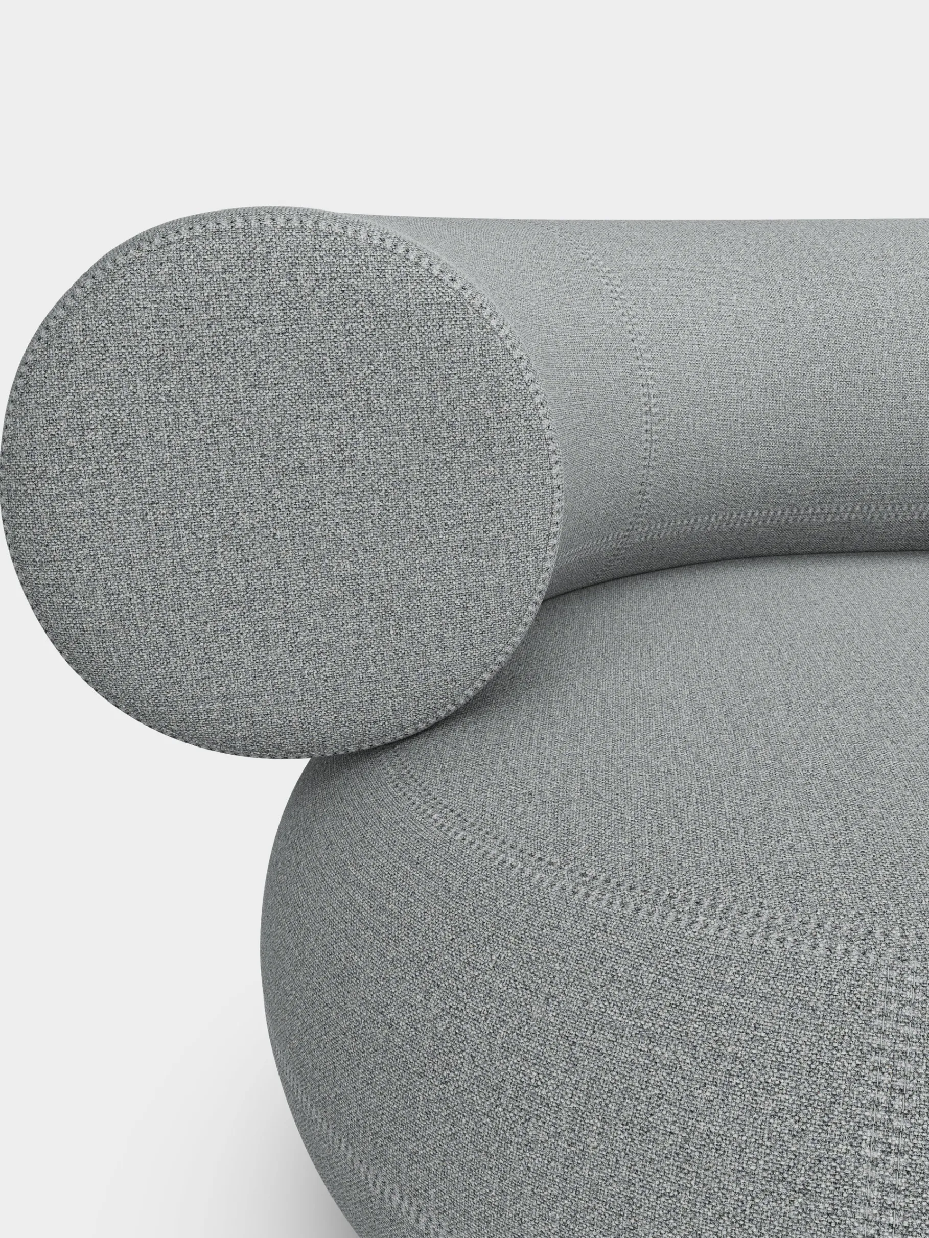 Fat Left Arm Backrest Modular Sofa
