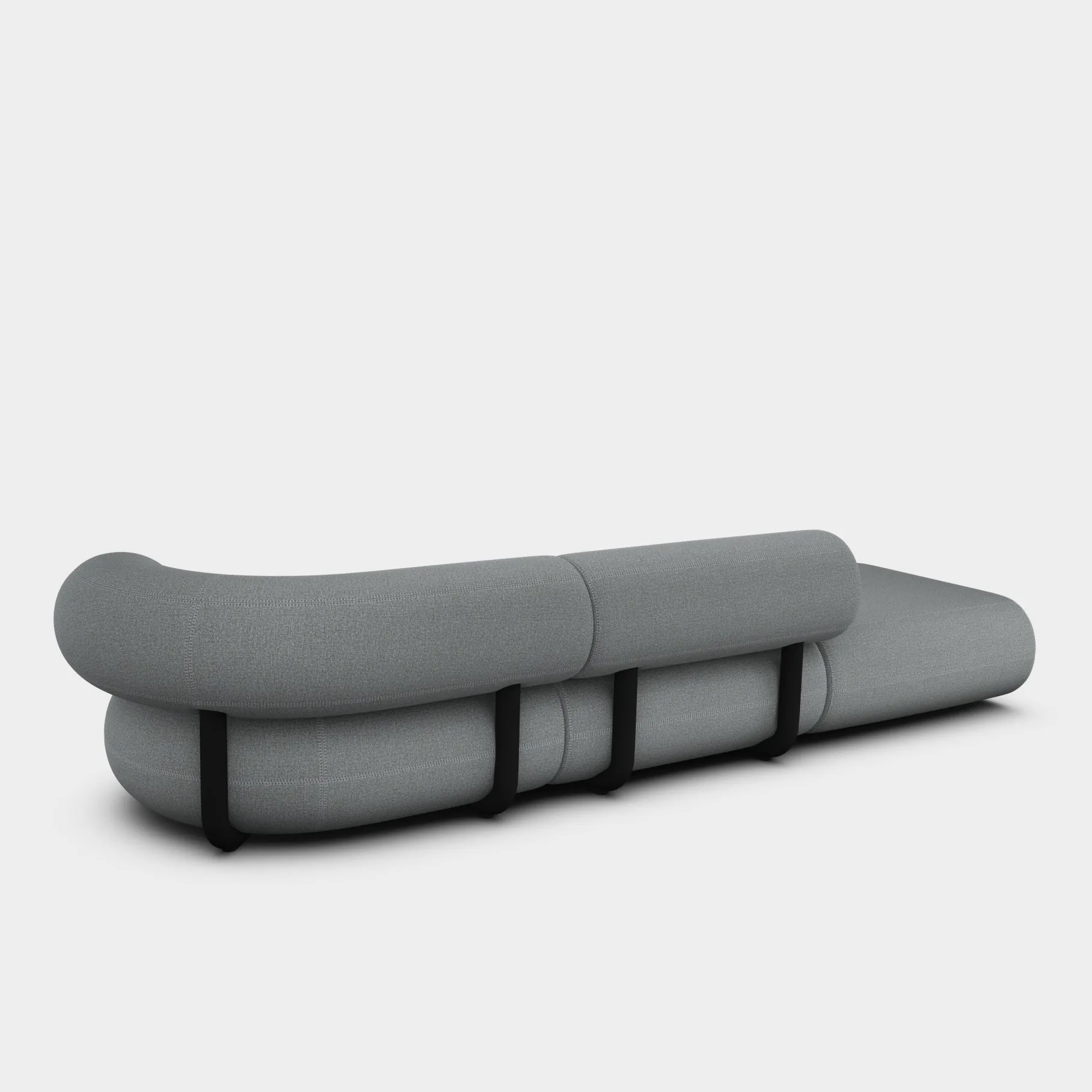Fat Left Arm Backrest Modular Sofa