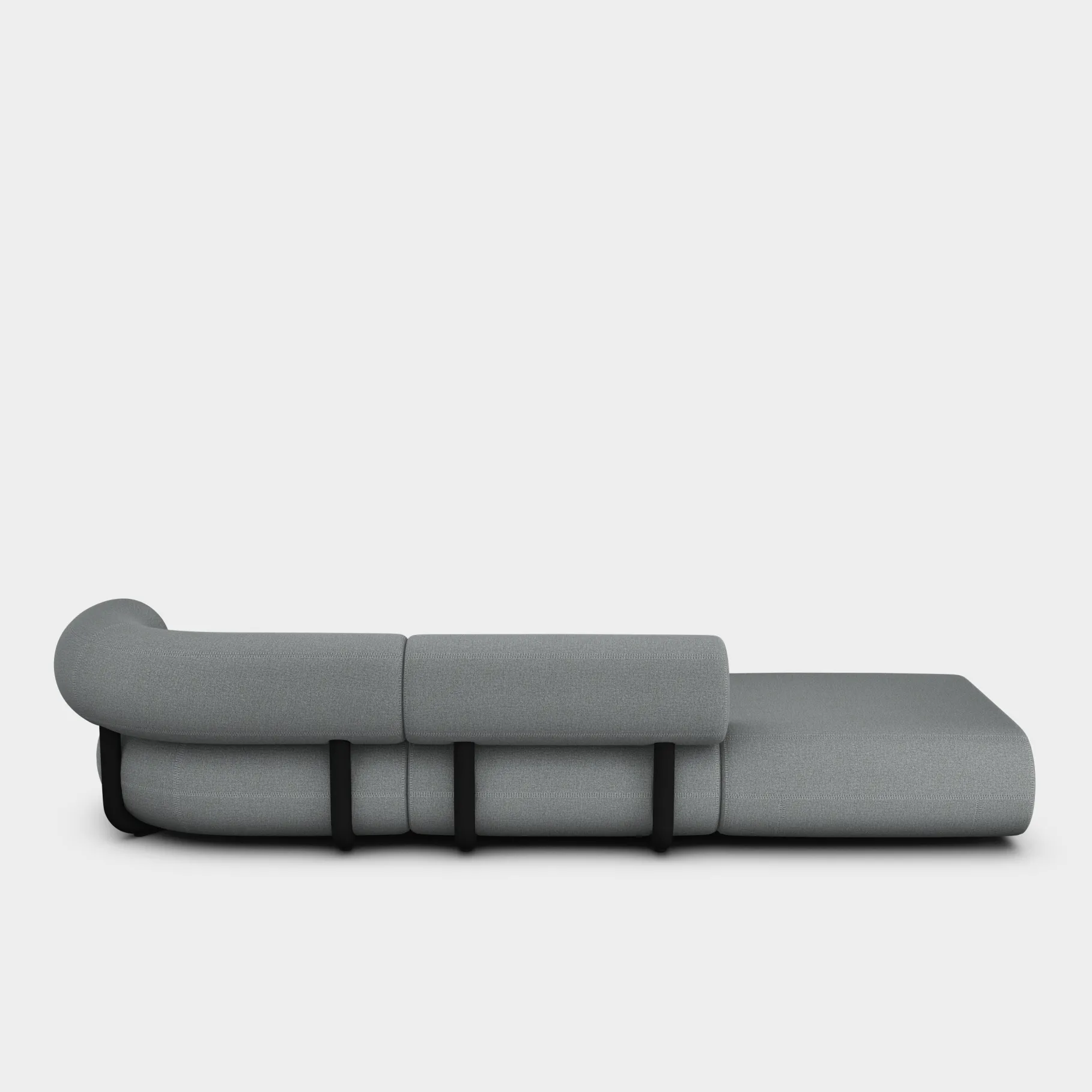 Fat Left Arm Backrest Modular Sofa