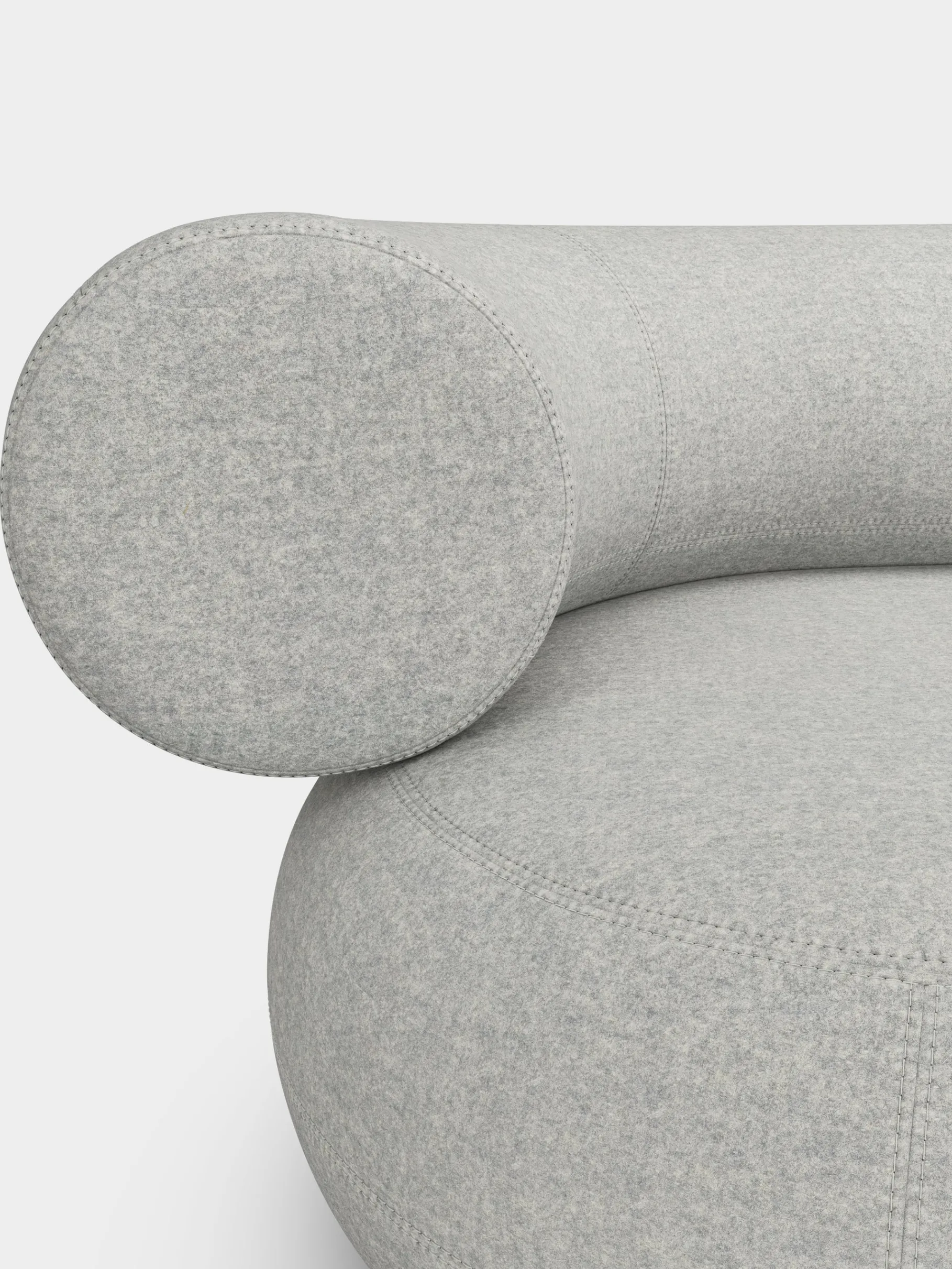 Fat Left Arm Backrest Modular Sofa
