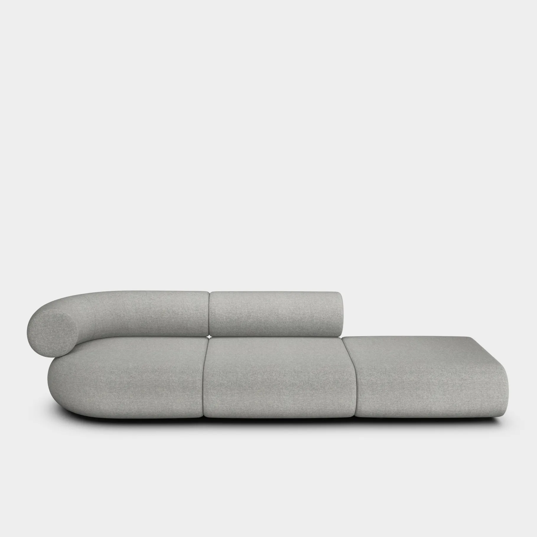 Fat Left Arm Backrest Modular Sofa