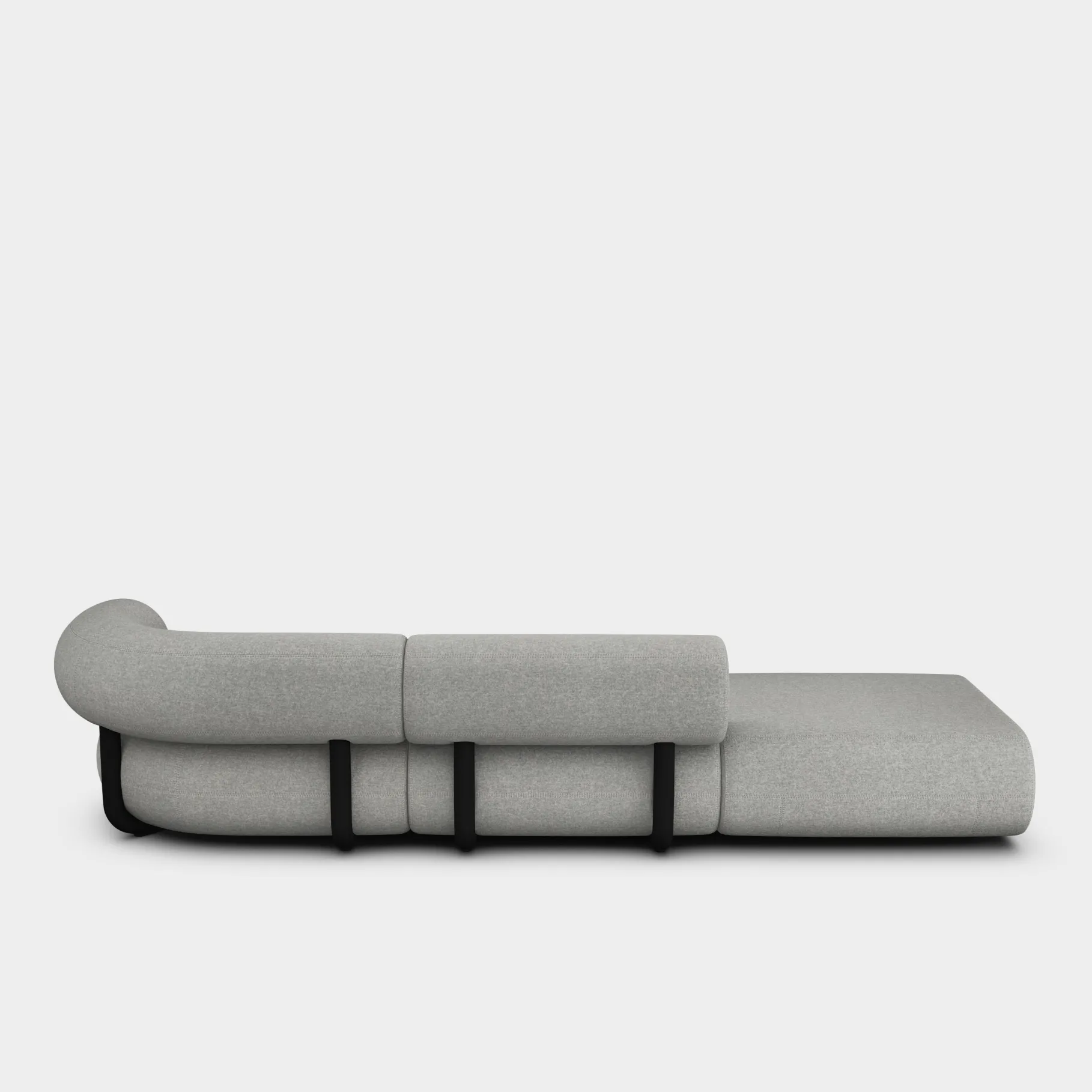 Fat Left Arm Backrest Modular Sofa