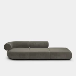 Fat Left Arm Backrest Modular Sofa