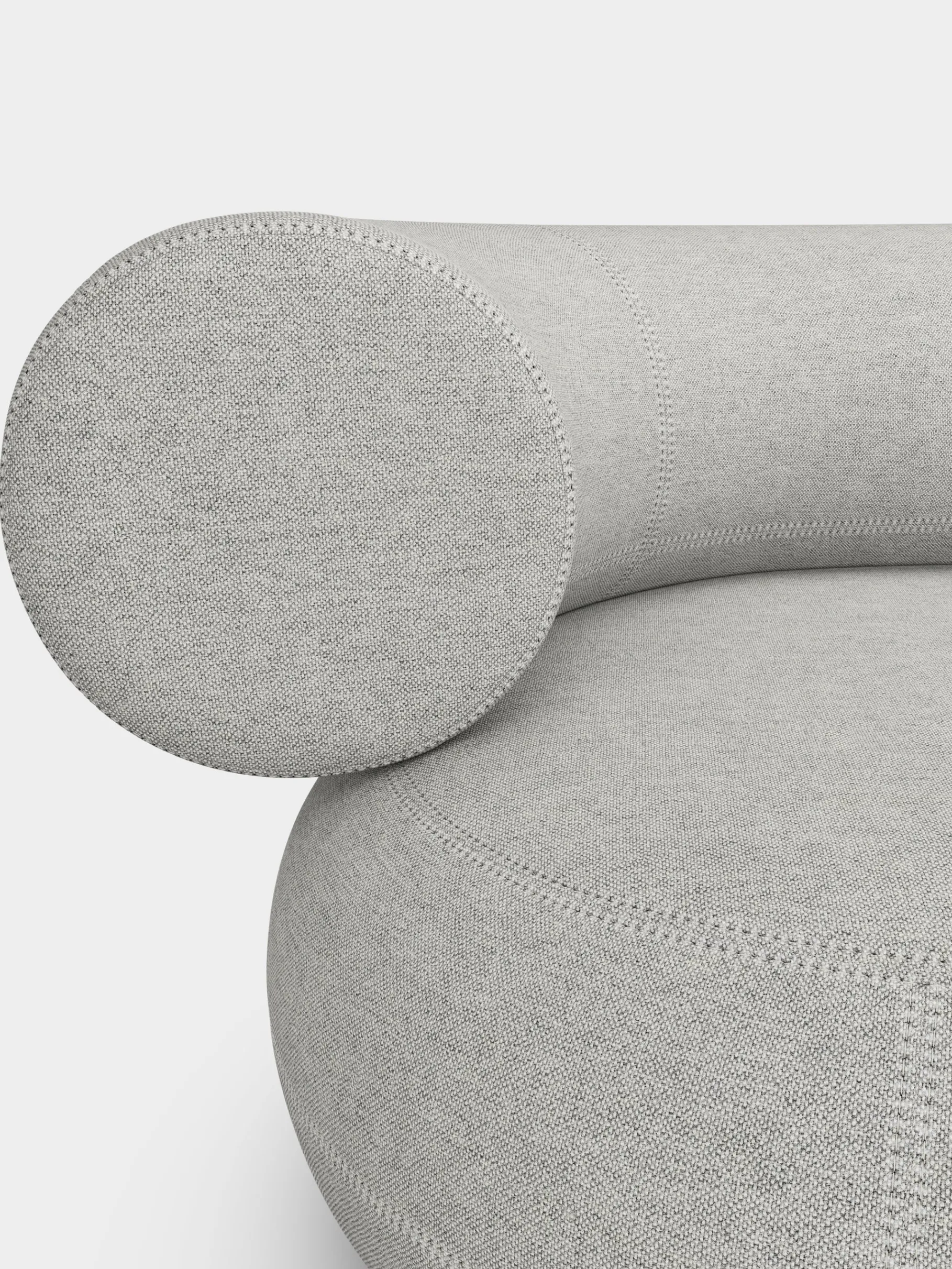 Fat Left Arm Backrest Modular Sofa