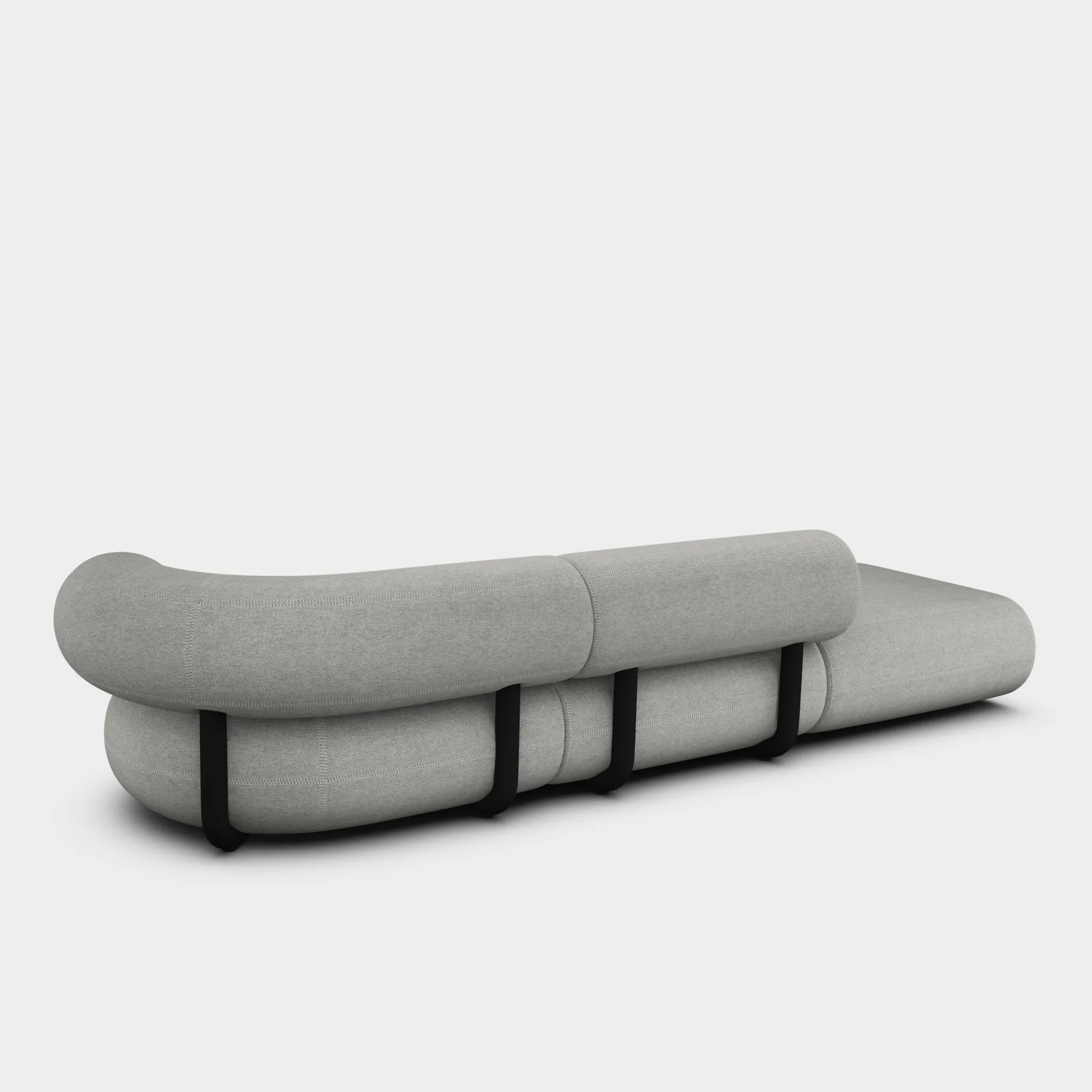 Fat Left Arm Backrest Modular Sofa