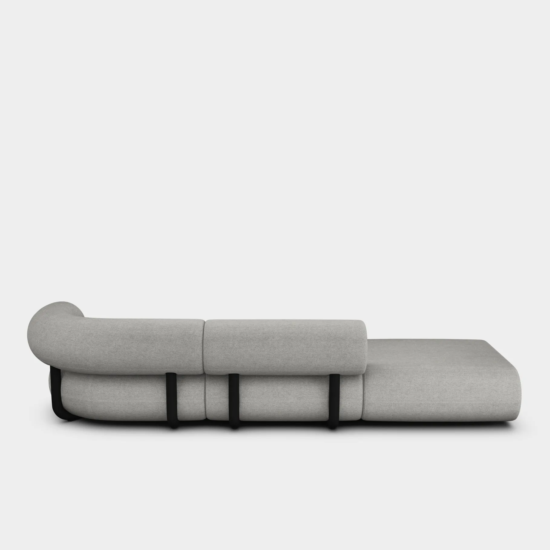 Fat Left Arm Backrest Modular Sofa
