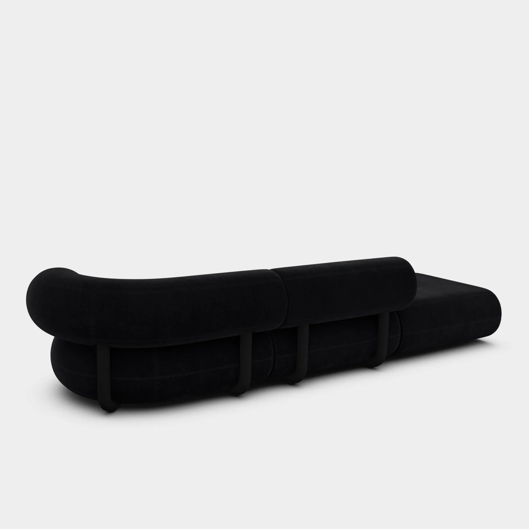 Fat Left Arm Backrest Modular Sofa