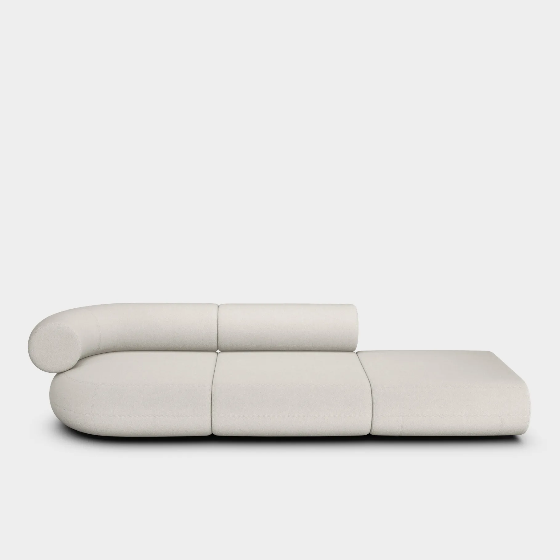 Fat Left Arm Backrest Modular Sofa