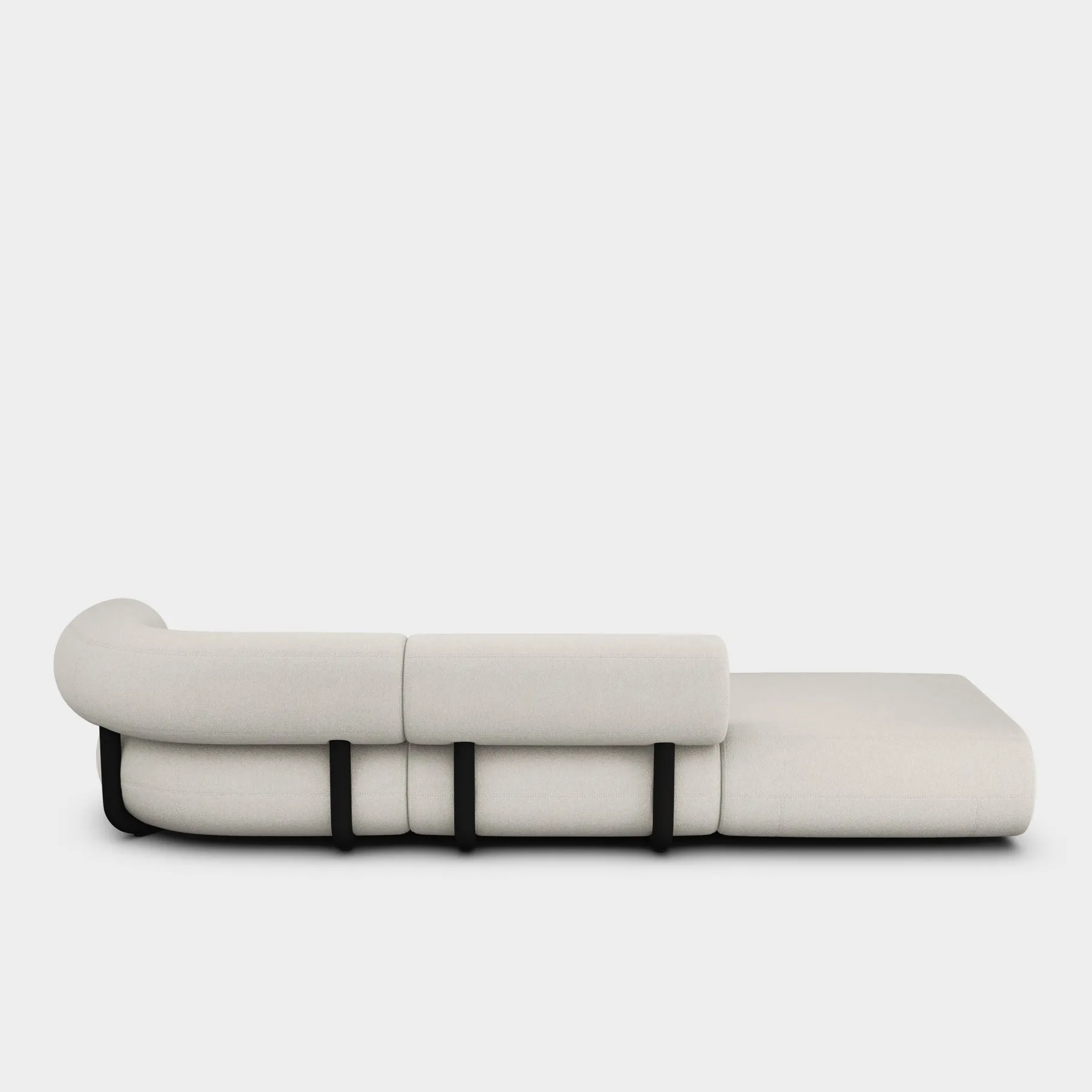 Fat Left Arm Backrest Modular Sofa