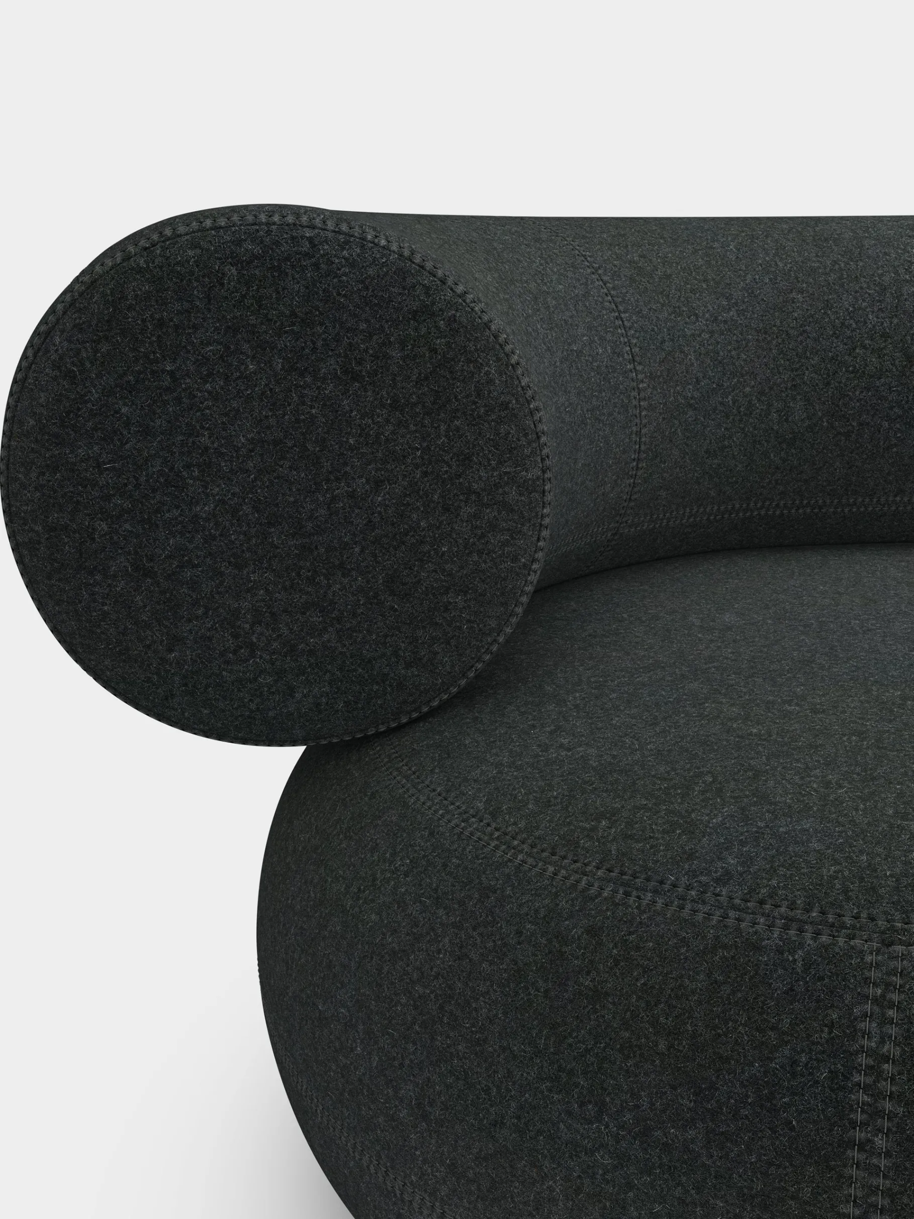 Fat Left Arm Backrest Modular Sofa