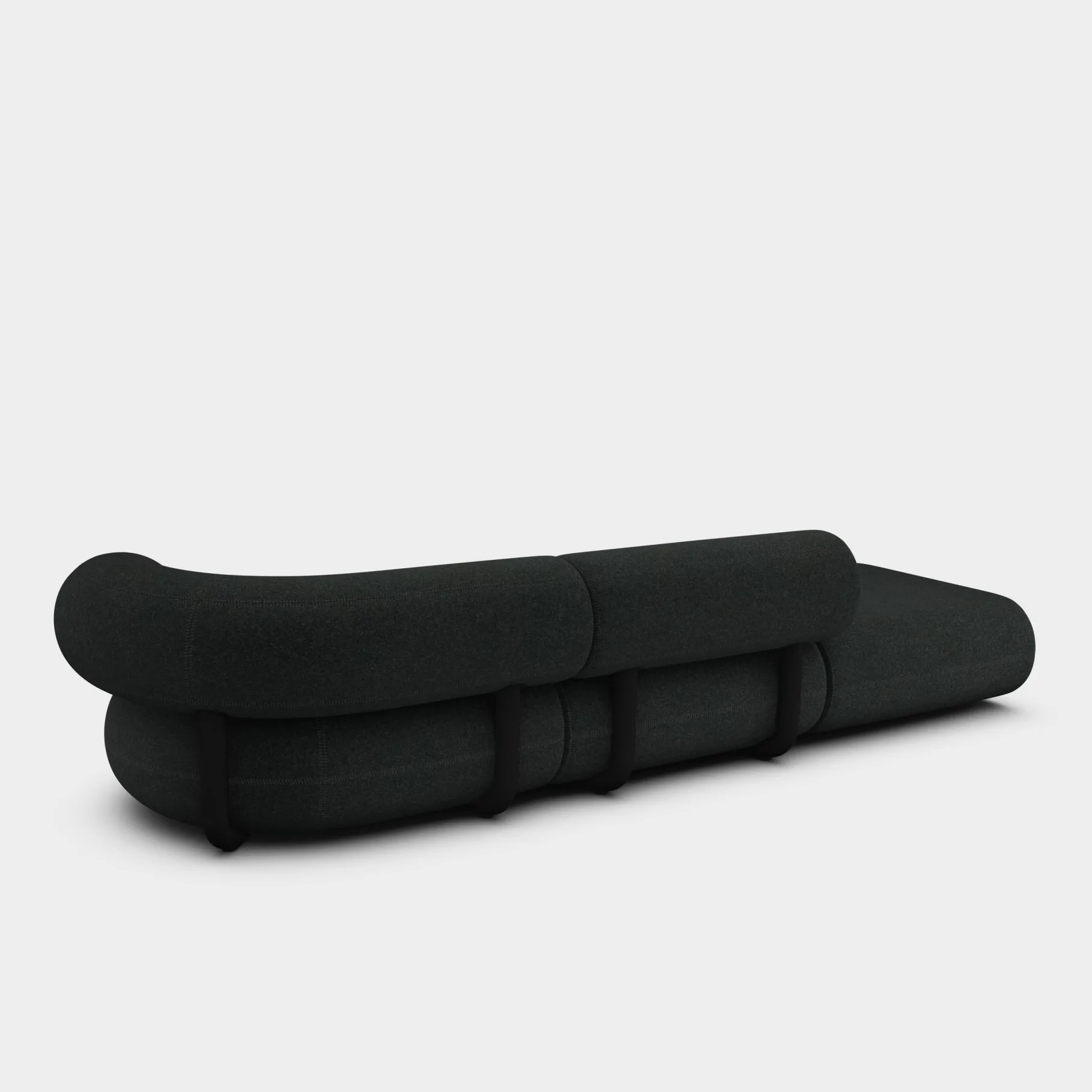 Fat Left Arm Backrest Modular Sofa