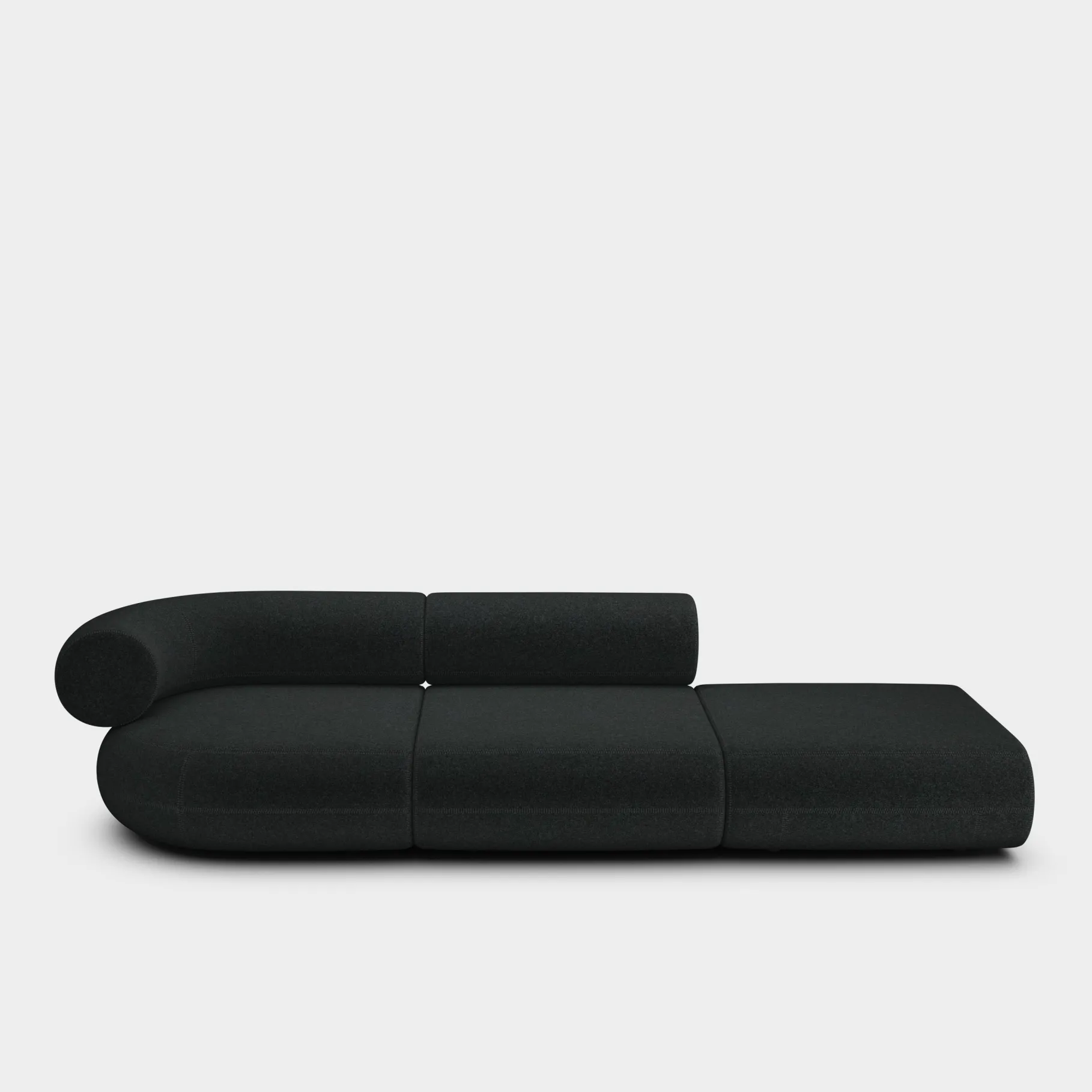 Fat Left Arm Backrest Modular Sofa
