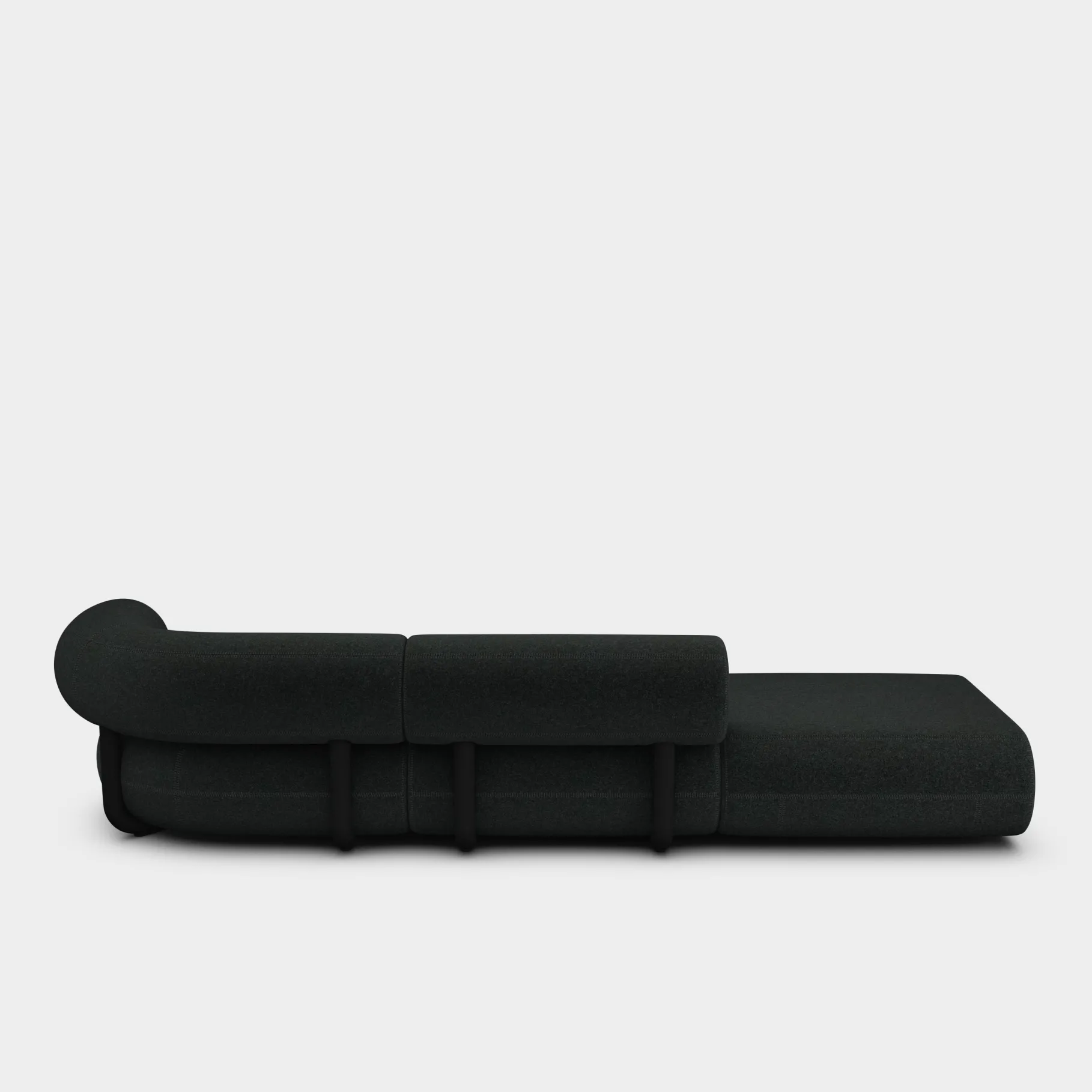 Fat Left Arm Backrest Modular Sofa