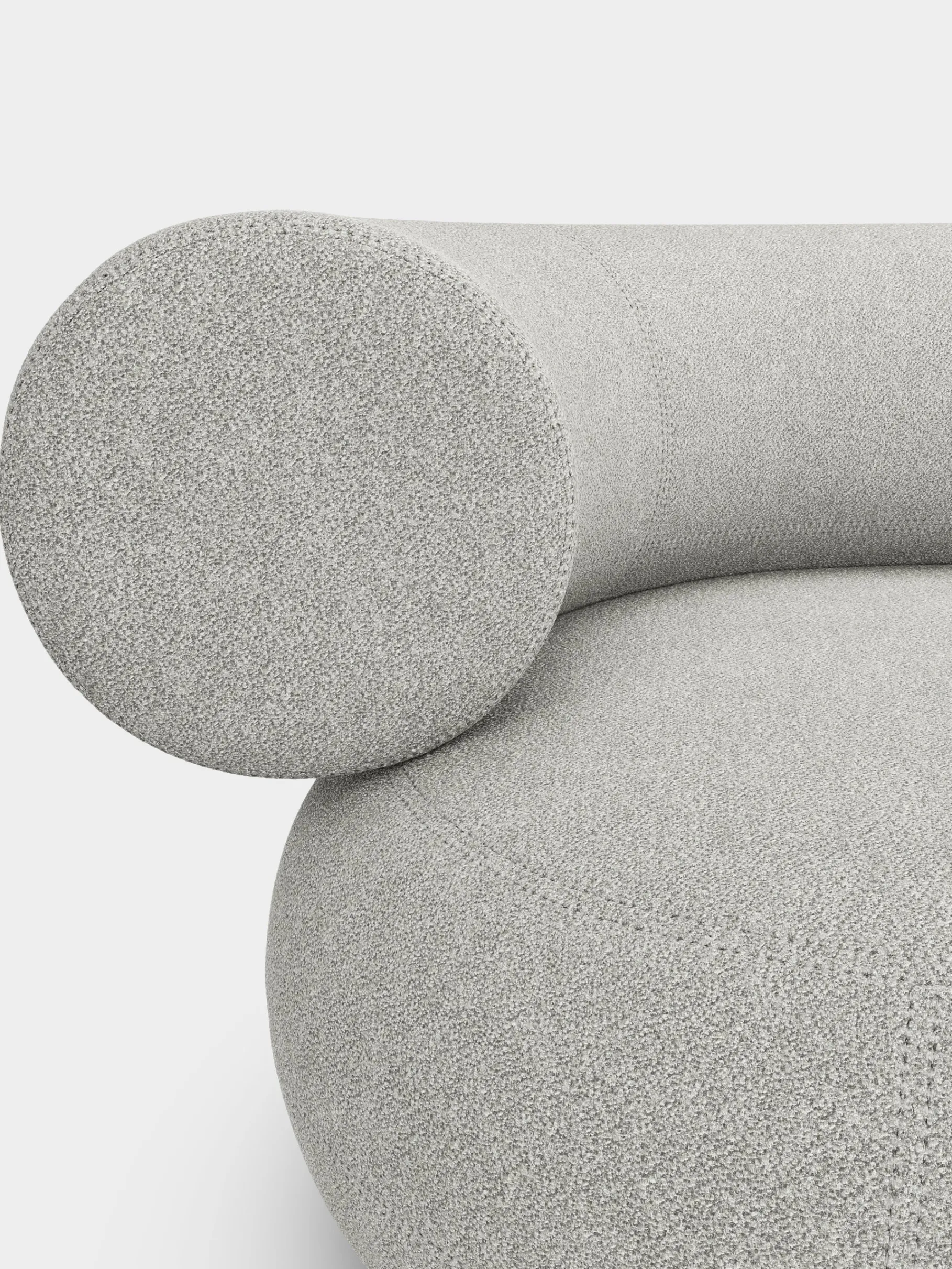 Fat Left Arm Backrest Modular Sofa