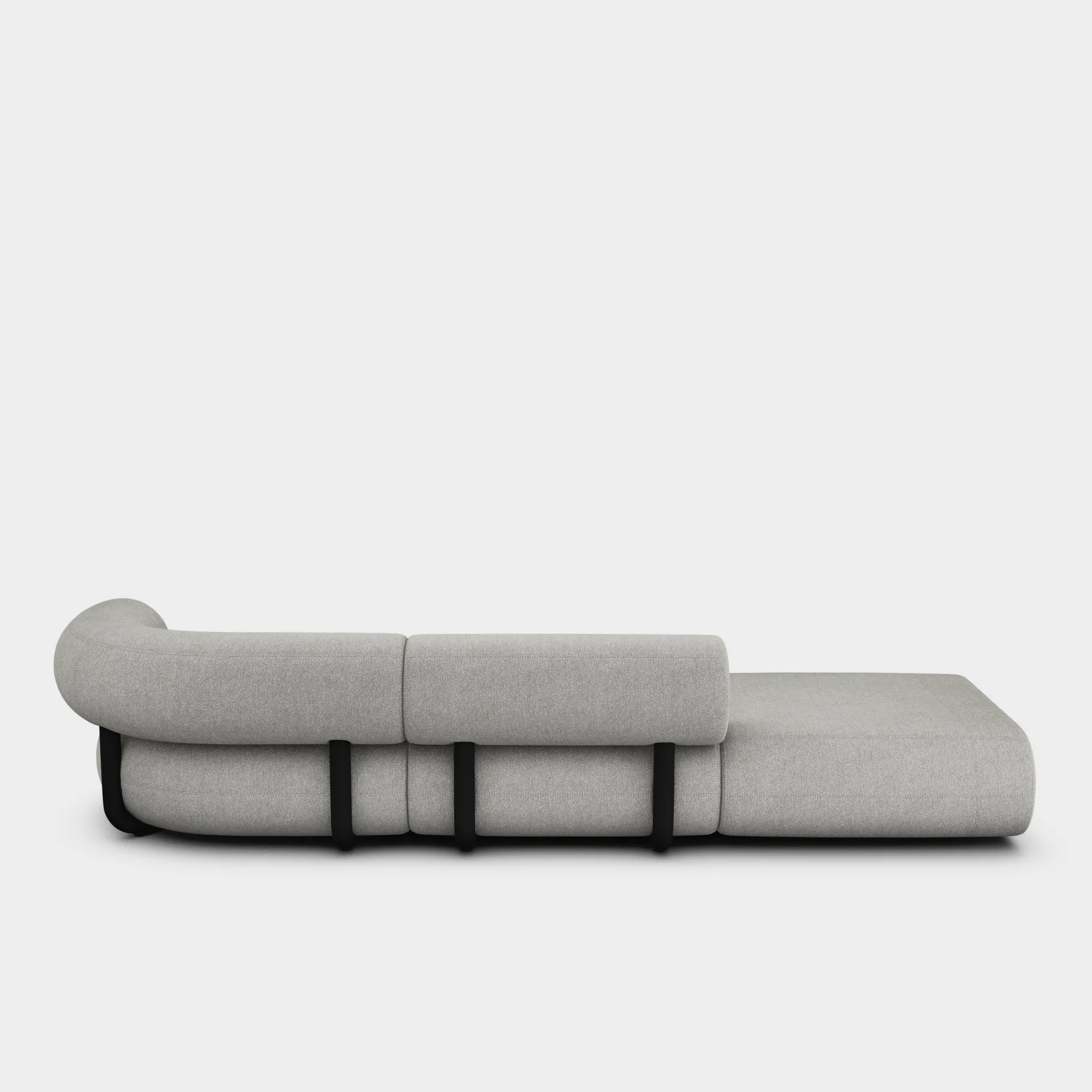 Fat Left Arm Backrest Modular Sofa