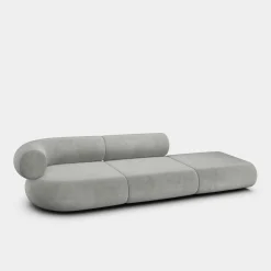 Fat Left Arm Backrest Modular Sofa