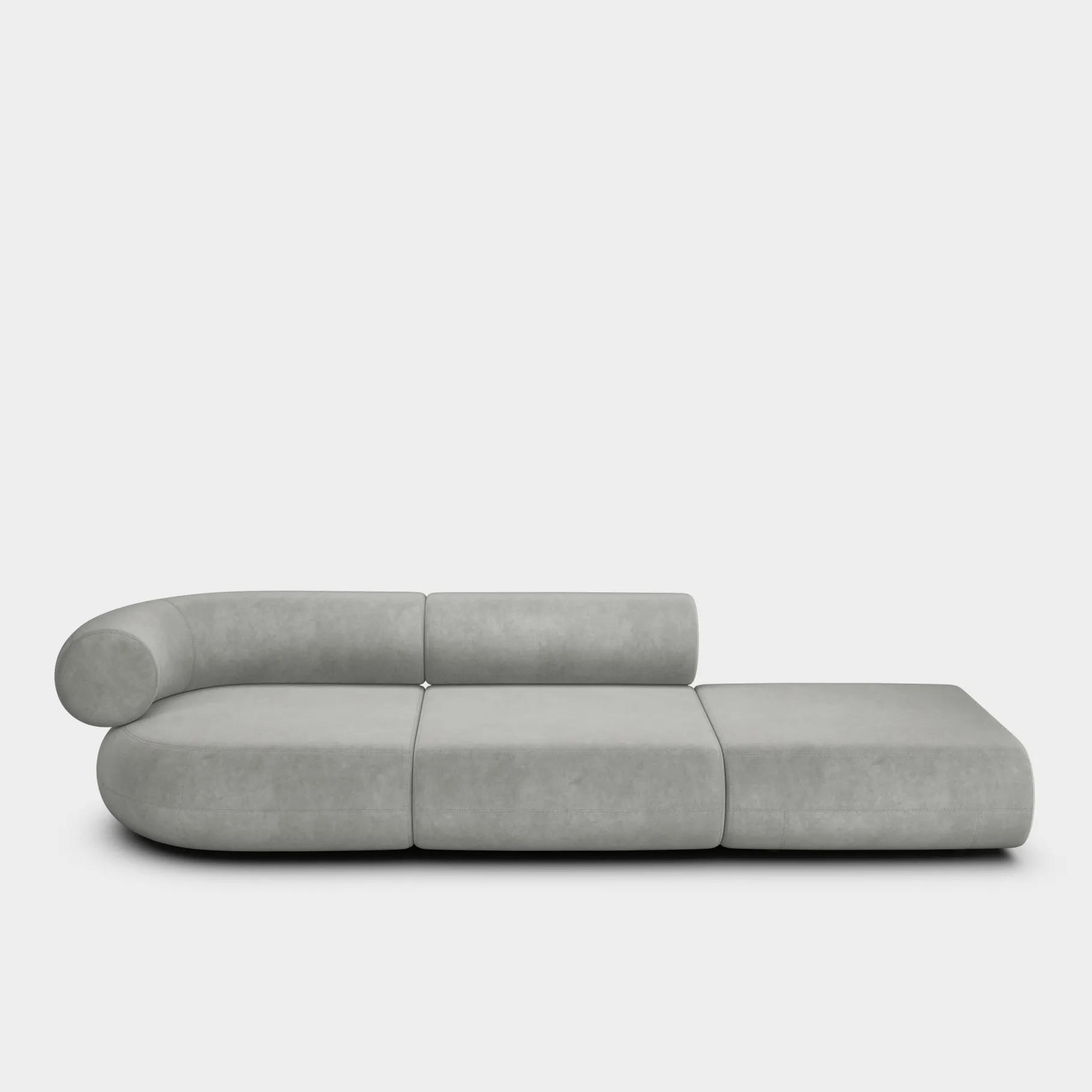 Fat Left Arm Backrest Modular Sofa