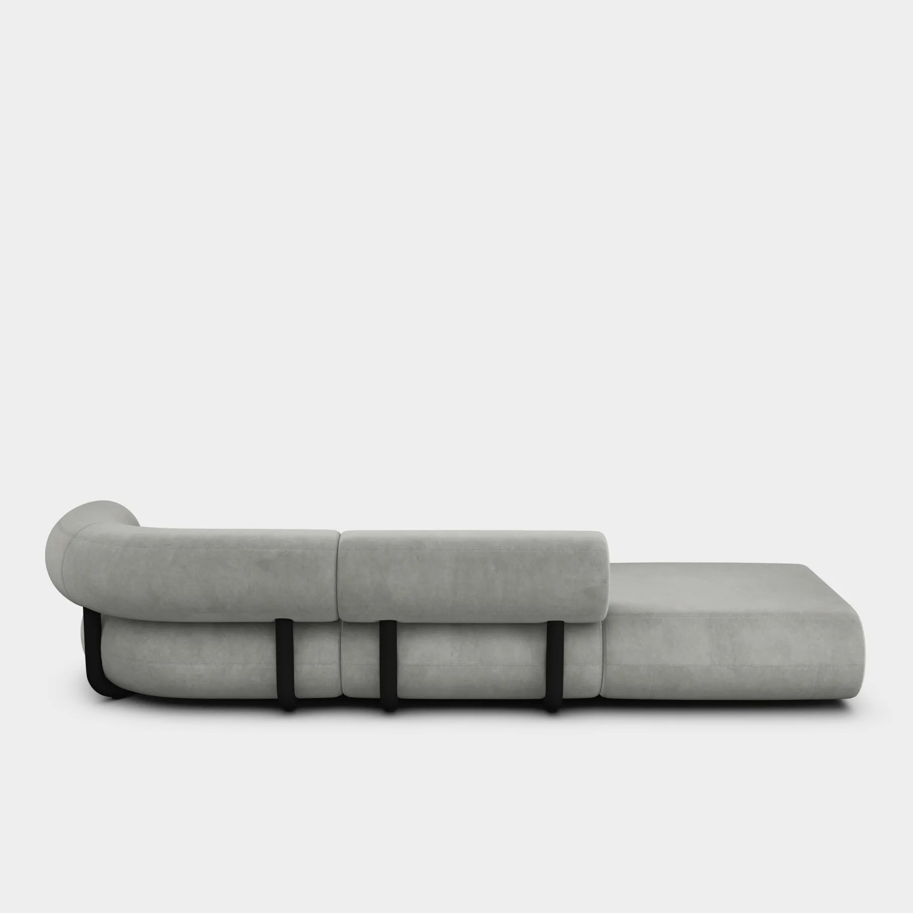 Fat Left Arm Backrest Modular Sofa