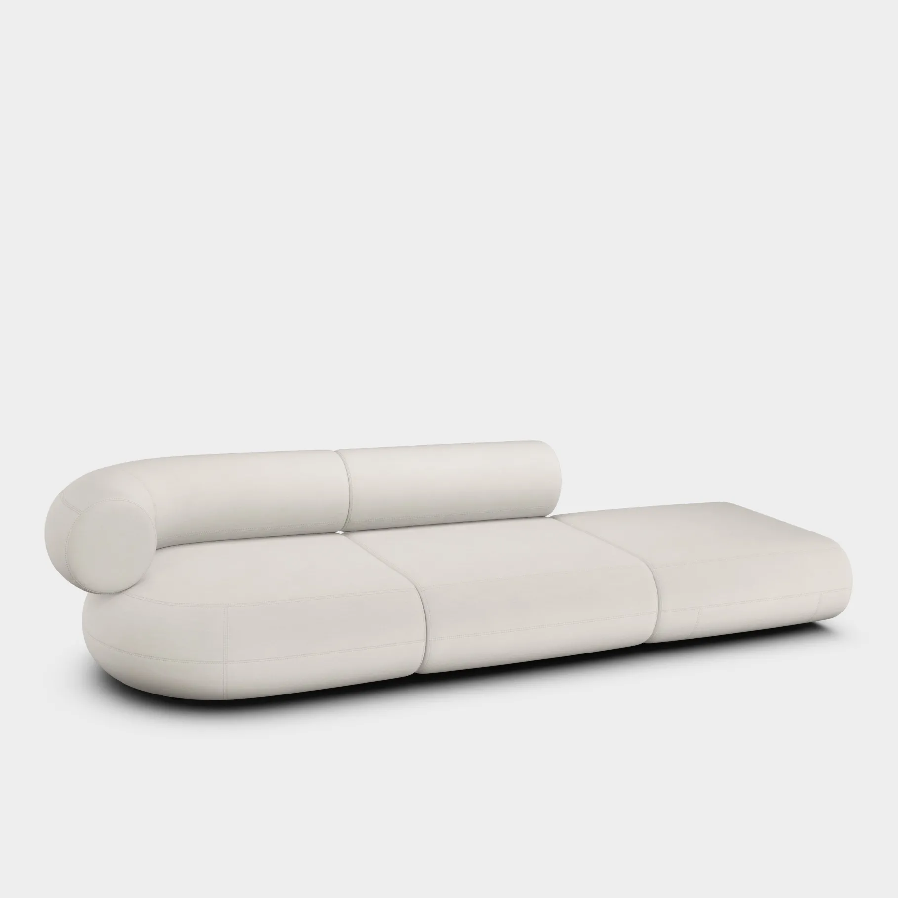 Fat Left Arm Backrest Modular Sofa