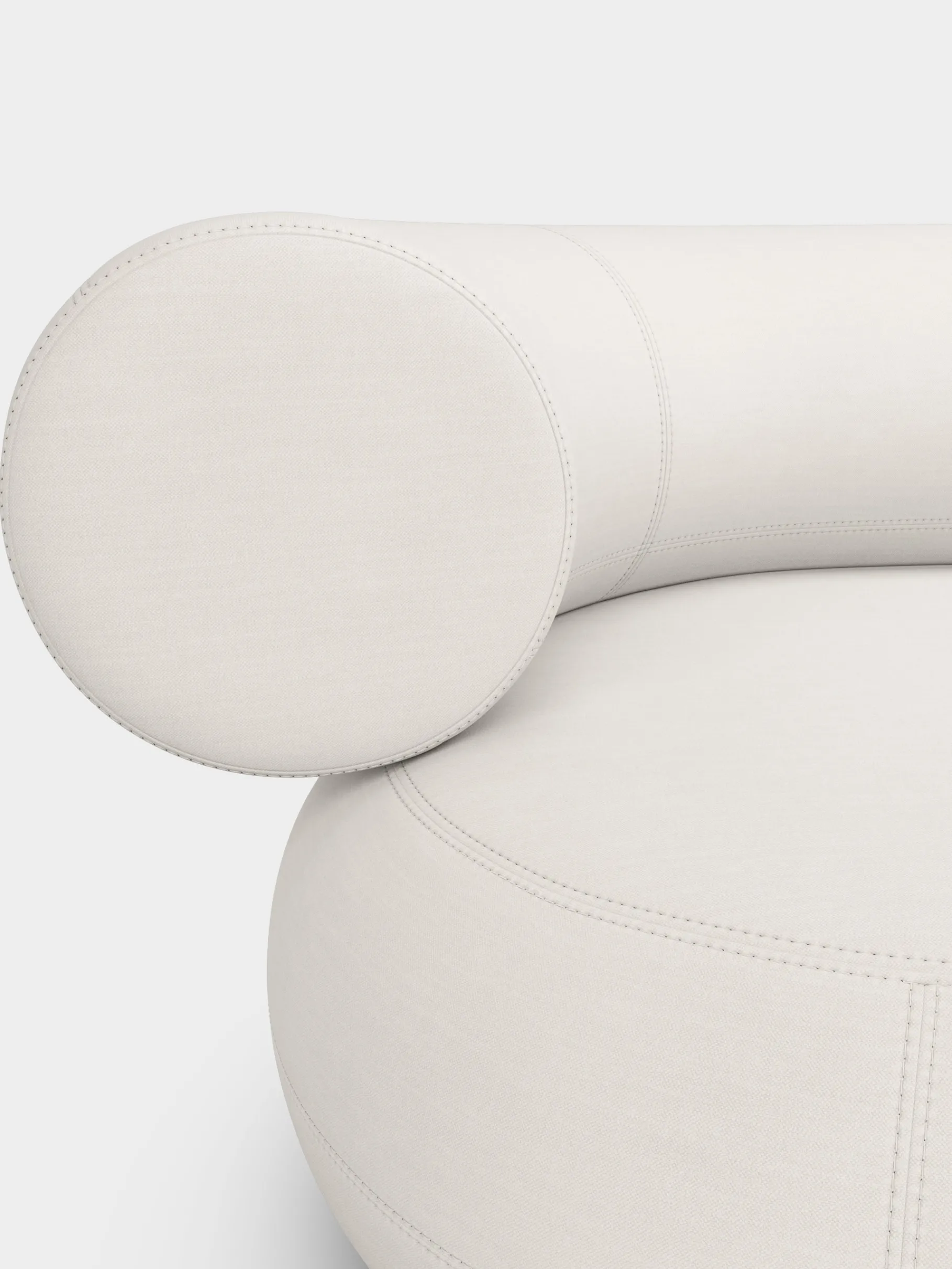 Fat Left Arm Backrest Modular Sofa