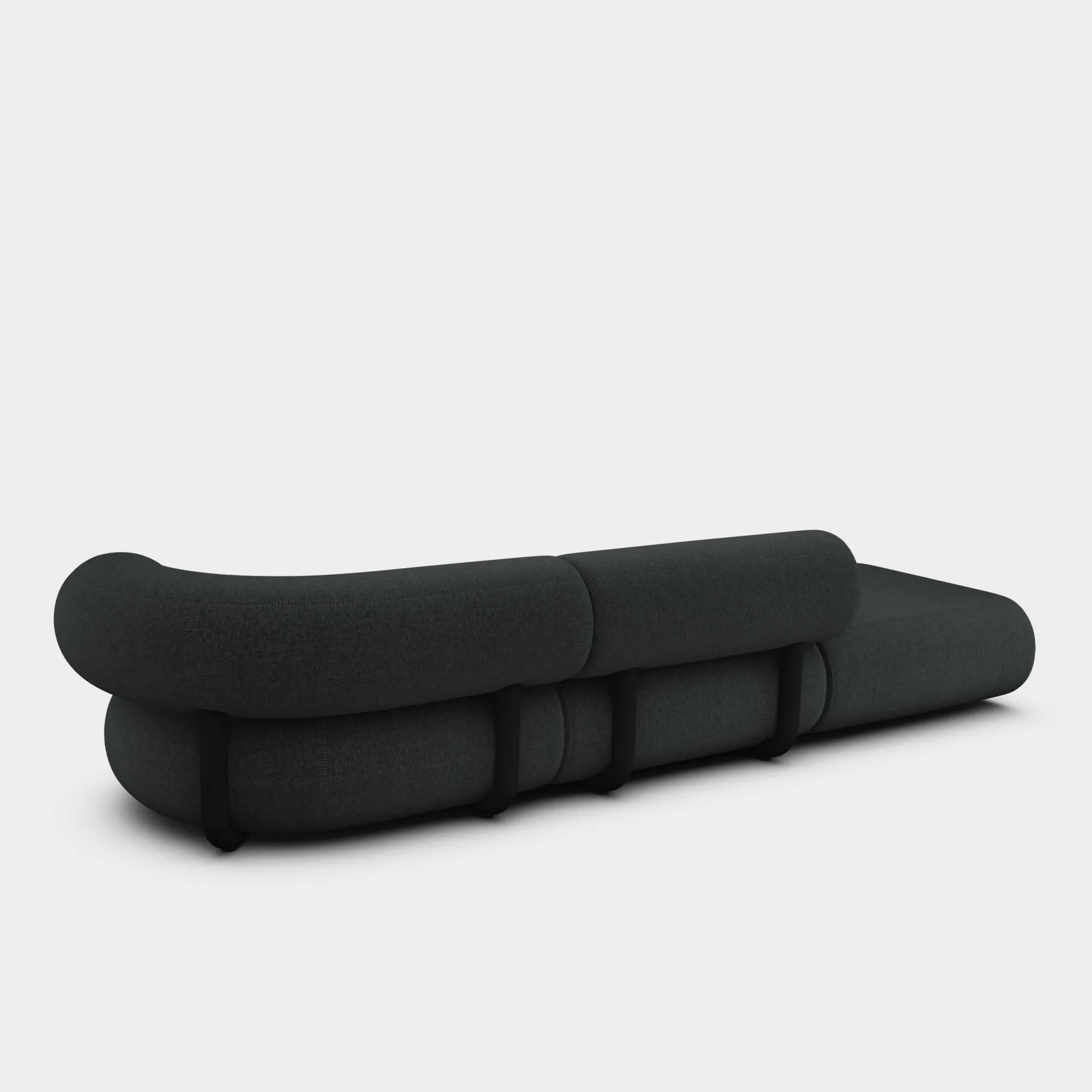 Fat Left Arm Backrest Modular Sofa