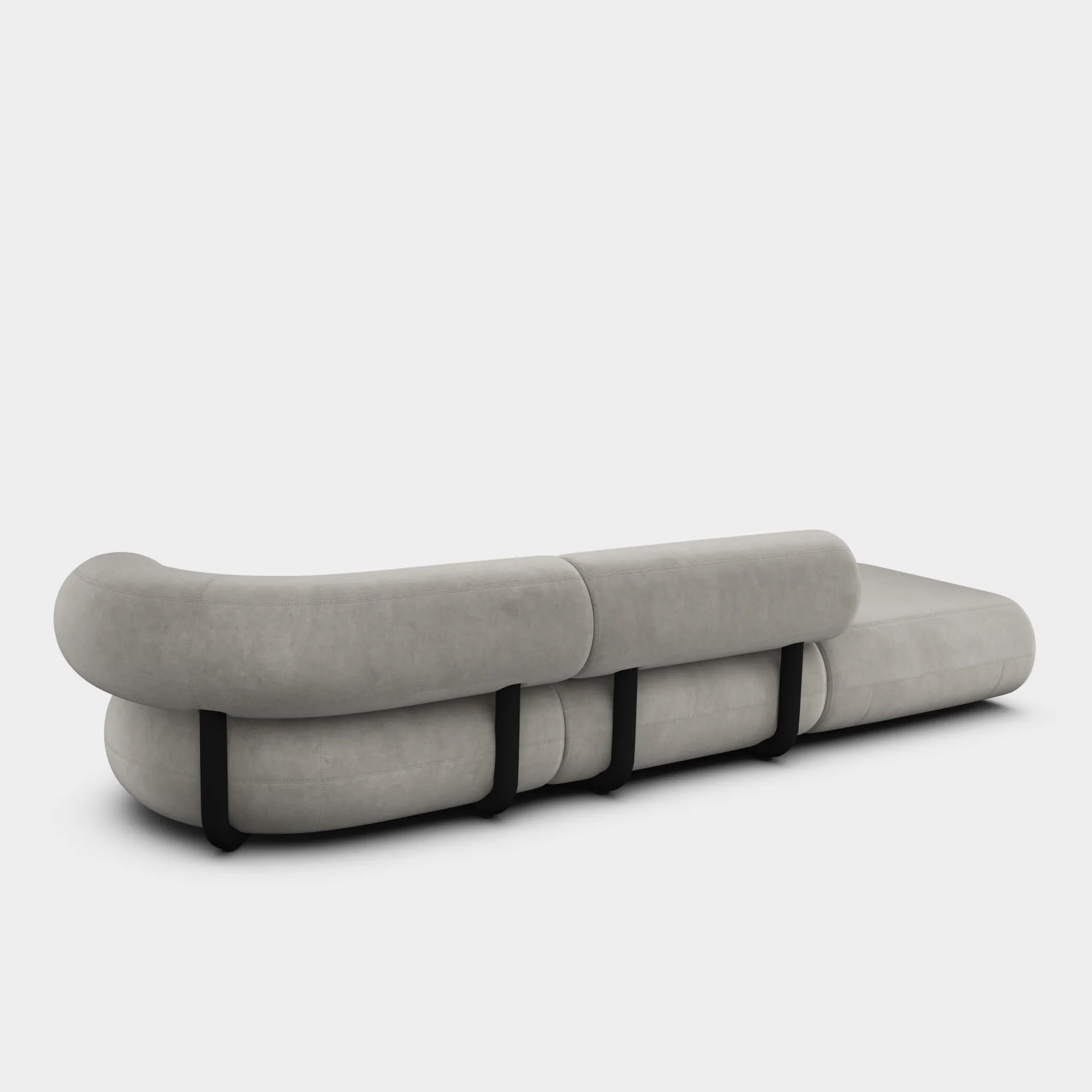 Fat Left Arm Backrest Modular Sofa
