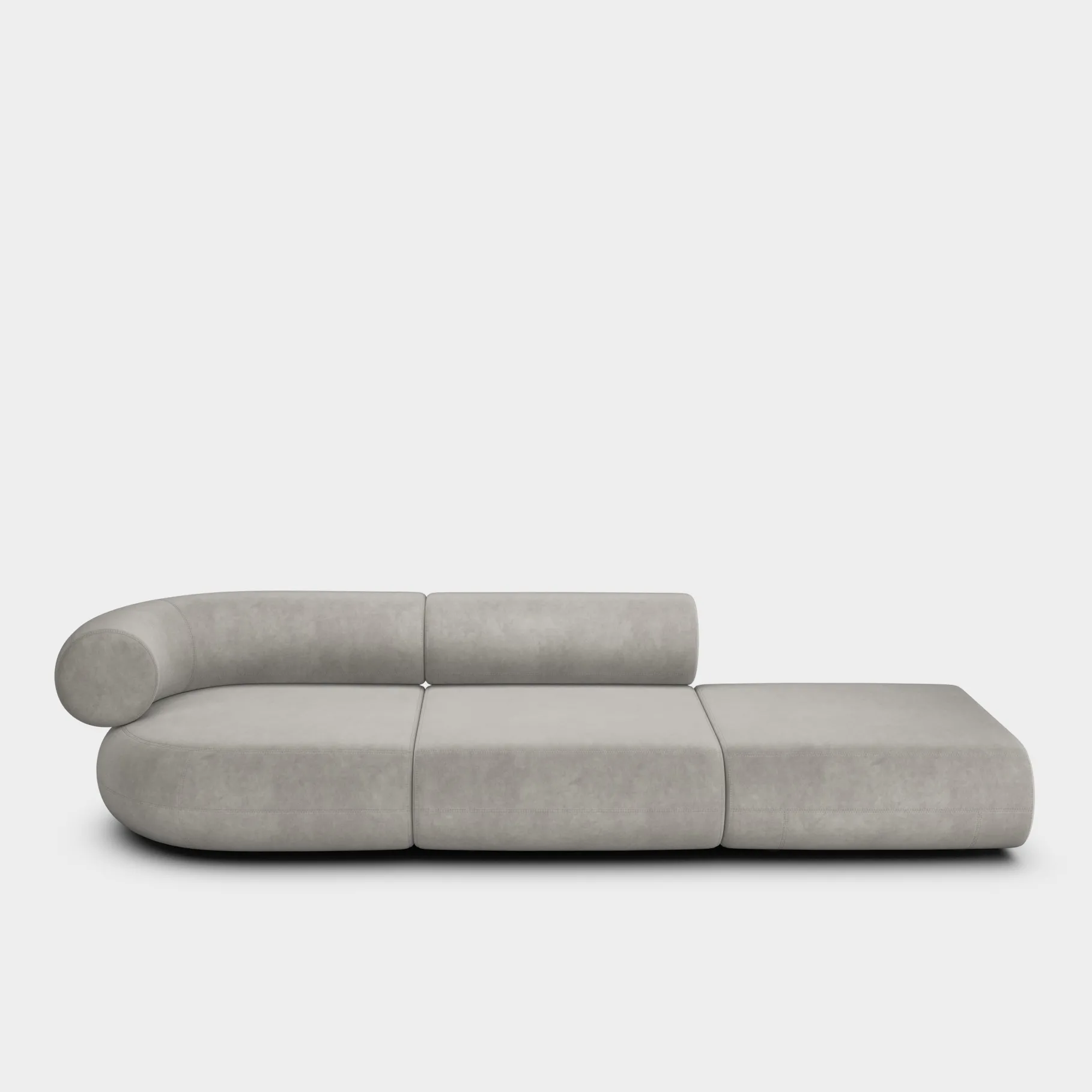 Fat Left Arm Backrest Modular Sofa