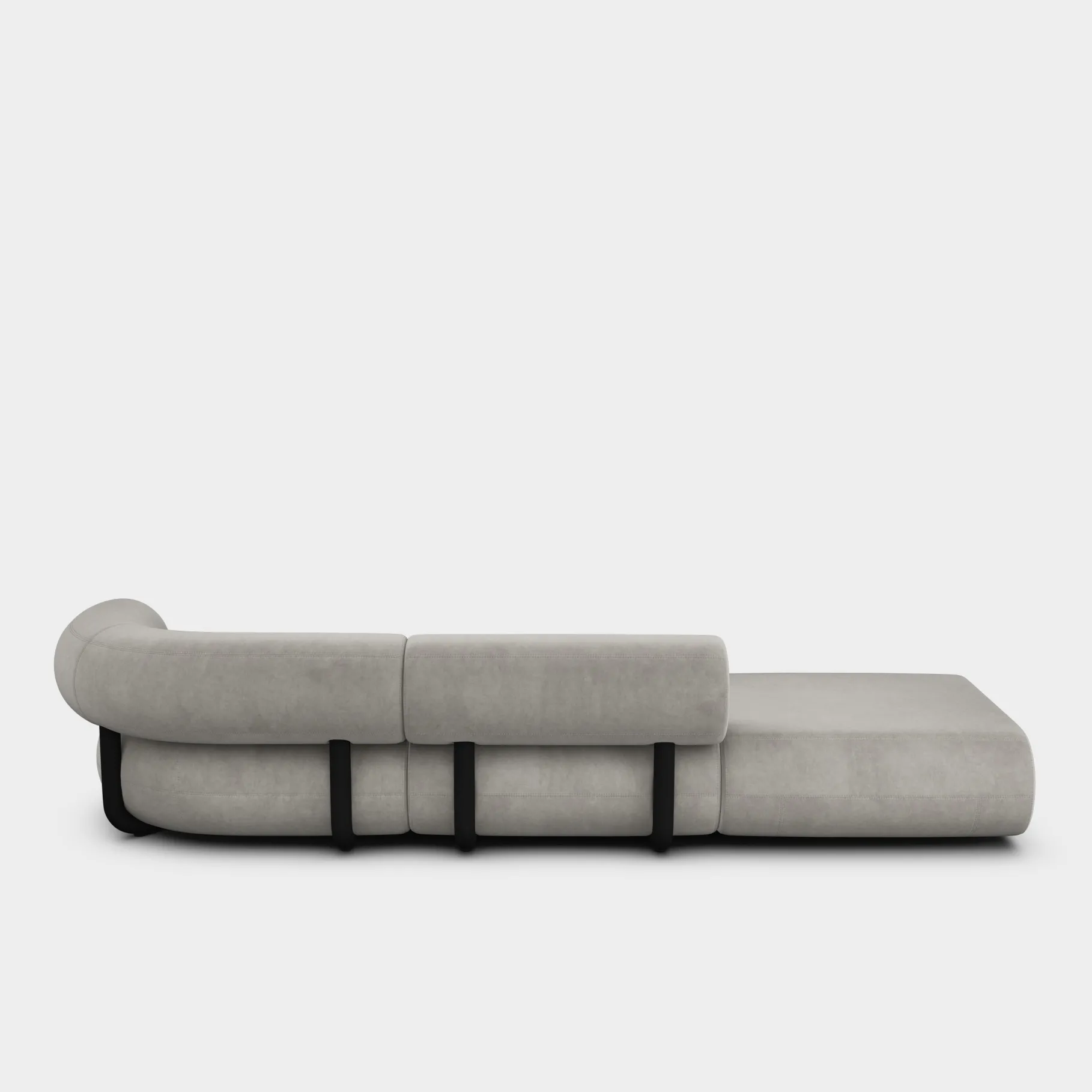 Fat Left Arm Backrest Modular Sofa